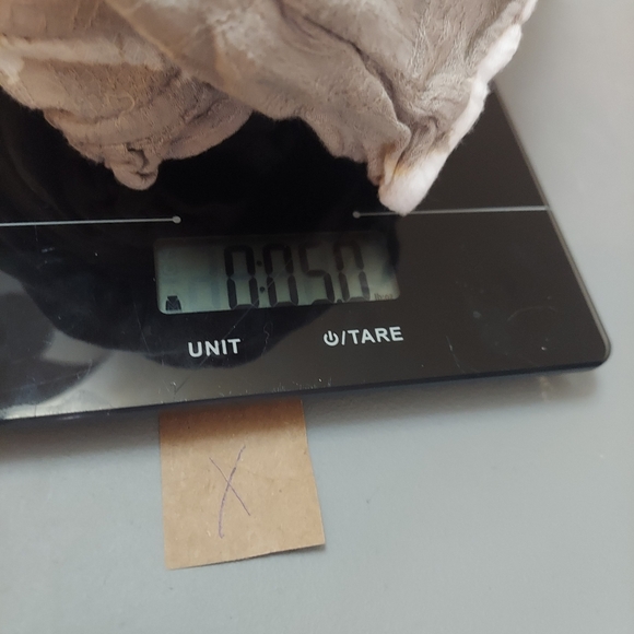 Knox Rose taupe tie dye women's wrap front casual rayon blouse size XS - Picture 9 of 9